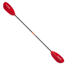Load image into Gallery viewer, Aqua Bound Manta Ray Hybrid 4-piece Posi-Lok touring kayak paddle sunset Red
