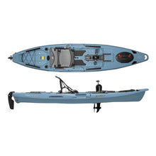 Load image into Gallery viewer, Feelfree Moken 12.5 PDL blue grey pedal drive angling kayak at Alder Creek Kayak and Canoe in Portland, OR.