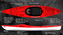 Load image into Gallery viewer, Mocean Kayaks 12' Scout Solo Recreational Kayak