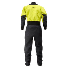 Load image into Gallery viewer, NRS Axiom Drysuit Men's Chartreuse rear