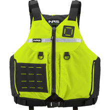 Load image into Gallery viewer, NRS Big Water Guide PFD Safety Yellow front