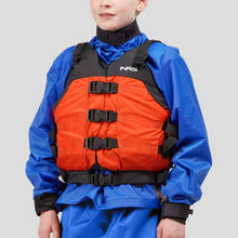 Load image into Gallery viewer, NRS Big Water V Youth PFD on a boy