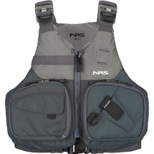 Load image into Gallery viewer, NRS Zander Fishing PFD Charcoal at Alder Creek Kayak and Canoe in Portland, OR