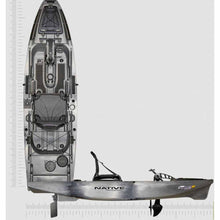 Load image into Gallery viewer, The Native Watercraft Slayer Propel Max 10 Grey Goose premium pedal drive fishing kayak at Alder Creek Kayak and Canoe in Portland OR