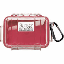 Load image into Gallery viewer, Pelican 1010 Micro Case red clear