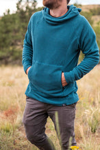 Load image into Gallery viewer, River Station Z Fleece Hoodie Mens deep teal