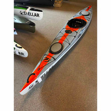 Load image into Gallery viewer, Stellar S14HV Advantage day touring kayak white gray orange