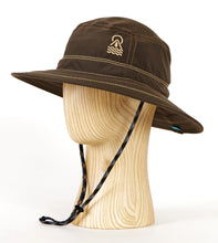 Load image into Gallery viewer, Tahoe Blue WindSun Hat Dark Sepia