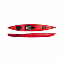 Load image into Gallery viewer, The Feelfree Aventura 140 V2 with Skeg Velocity Red best day touring kayak. Feelfree Aventura reviews.