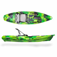 Load image into Gallery viewer, Feel Free Moken 10 V2 Flash Green. Top rated fishing kayak.