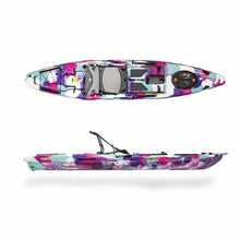 Load image into Gallery viewer, Also called Pistacchio, the Feelfree Moken 125 V2 Fishing Kayak Tie Die Camo