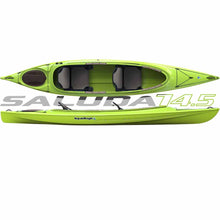 Load image into Gallery viewer, Liquid Logic Saluda 14.5 venom tandem recreational kayak
