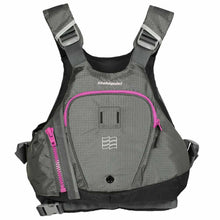Load image into Gallery viewer, Stohlquist Edge PFD Grey Fuschia low profile high mobility PFD for active paddling