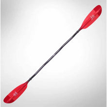 Load image into Gallery viewer, Werner Camano Fiberglass Bent Shaft kayak paddle red