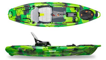 Load image into Gallery viewer, The Feelfree Lure 10 v2 in Green Flash is a comfortable, stable platform for your fishing needs
