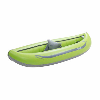 AIRE Tributary spud kids inflatable whitewater kayak at Alder Creek Kayak and Canoe
