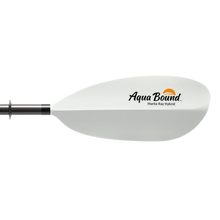 Load image into Gallery viewer, Aqua Bound Manta Ray Hybrid 2-piece-Posi-Lok touring kayak paddle blade White

