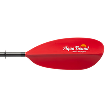 Load image into Gallery viewer, Aqua Bound Manta Ray Hybrid 2-piece-Posi-Lok touring kayak paddle blade sunset Red
