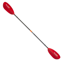 Load image into Gallery viewer, Aqua Bound Manta Ray Hybrid 2-piece Posi-Lok touring kayak paddle sunset Red
