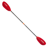 Aqua Bound Manta Ray Hybrid 2-piece Posi-Lok touring kayak paddle sunset Red