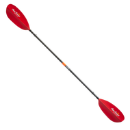 Aqua Bound Manta Ray Hybrid 4-piece Posi-Lok touring kayak paddle sunset Red