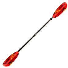 Load image into Gallery viewer, Aqua Bound Tango Fiberglass 2 Piece Straight Shaft Versa Lok Touring Kayak Paddle Solar Flare
