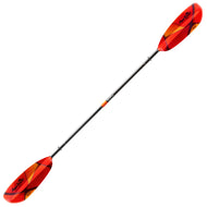 Aqua Bound Tango Fiberglass 4-Piece Touring Kayak Paddle Solar Flare