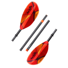 Load image into Gallery viewer, Aqua Bound Whiskey Fiberglass 4-Piece Touring Kayak Paddle
