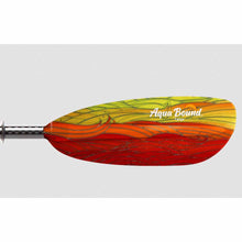 Load image into Gallery viewer, Aqua Bound Tango Bent Shaft Kayak Paddle fuego
