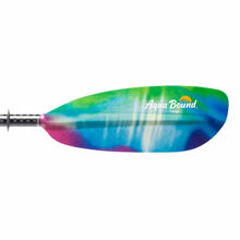 Load image into Gallery viewer, Aqua Bound Tango Fiberglass Touring paddle Northern Lights paddle blade
