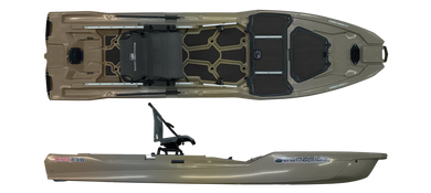 Bonafide XTR130 Camo fishing kayak