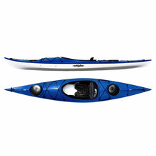 Load image into Gallery viewer, Eddyline Rio performance solo recreational kayak in sapphire blue
