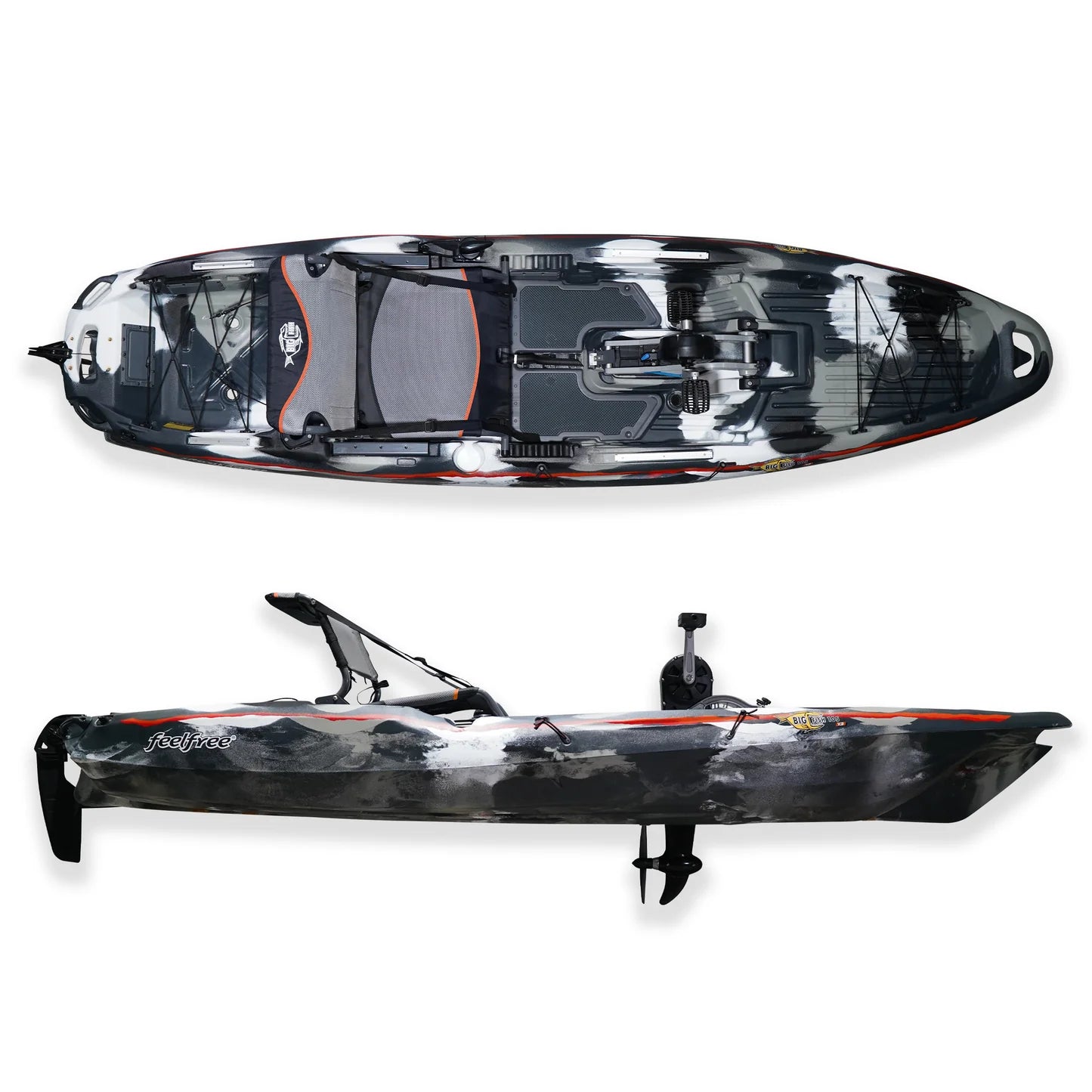 Feelfree Big Fish 105 V3 PDL Pedal Drive Angler Kayak – Alder Creek