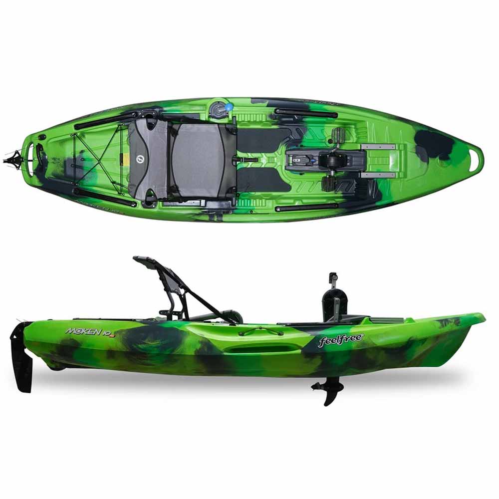 feel free pedal kayak Feelfree Moken 10 PDL Pedal Drive Fishing Kayak
