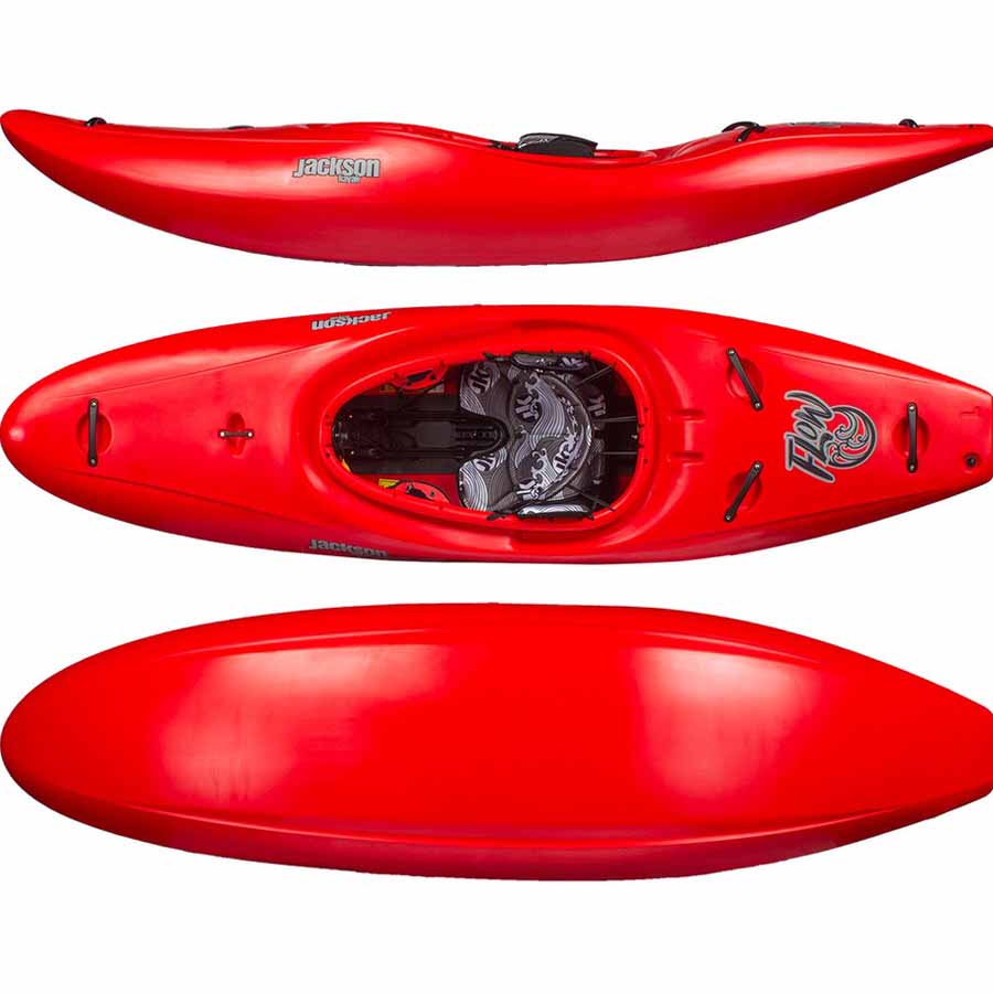 Jackson Flow Small Whitewater kayak Red