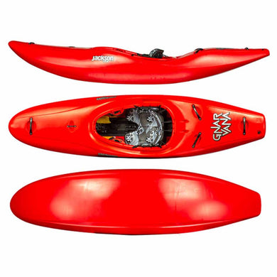 Jackson Gnarvana whitewater kayak Red
