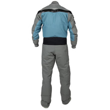 Load image into Gallery viewer, Kokatat Icon dry suit hydrus men's storm blue rear
