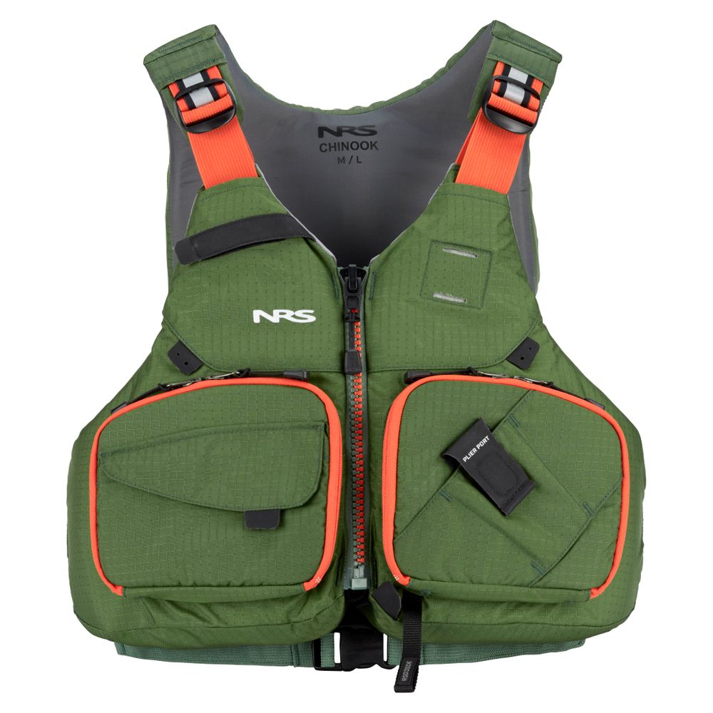 NRS Chinook Angler PFD 2025 Forest front
