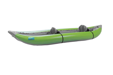 NRS Outfitter II tandem whitewater kayak green lime