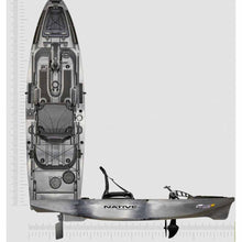 Load image into Gallery viewer, The Native Watercraft Slayer Propel Max 10 Grey Goose premium pedal drive fishing kayak at Alder Creek Kayak and Canoe in Portland OR 
