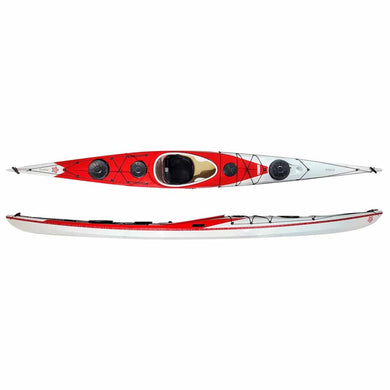 Norse Kayaks Embla touring kayak fiberglass. This efficient and nimble kayak can help newer kayakers build skills and give dynamic performance to skilled paddlers alike.