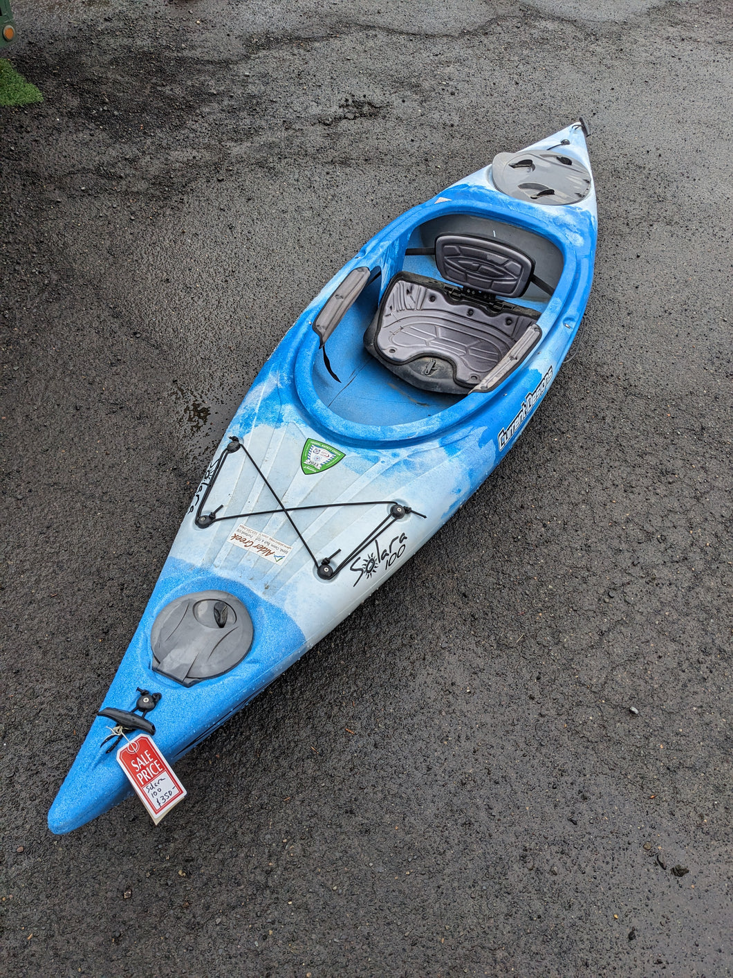 Current Designs Solara 100 Solo Recreational Kayak - Used