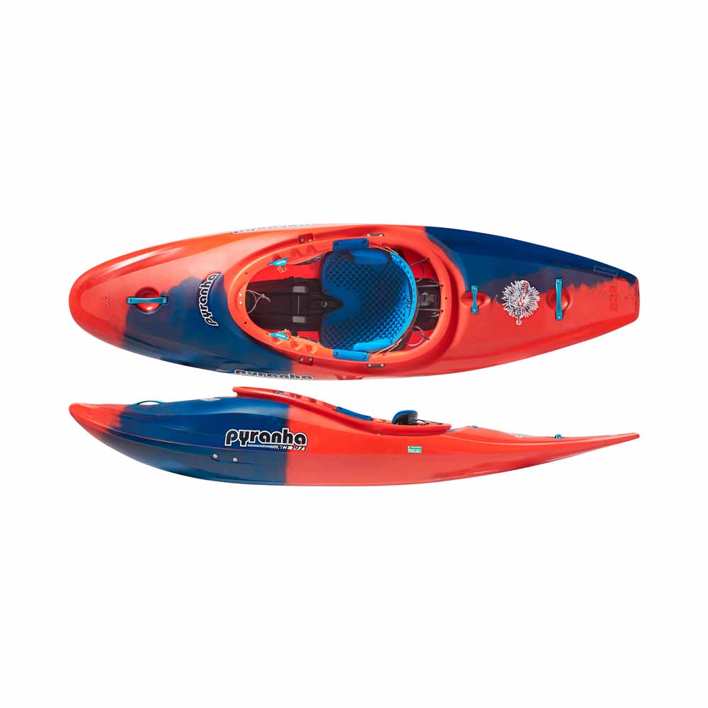 Pyranha-Firecracker-252-freeride-whitewater-kayak-Rosella-Red