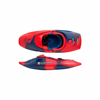 Pyranha Helectron Freestyle whitewater kayak Rosella Red