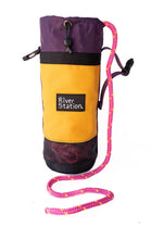 Load image into Gallery viewer, River Station Gear B.O.A.T throw bag gold purple
