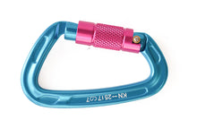 Load image into Gallery viewer, River Station Gear Carabiner pink blue
