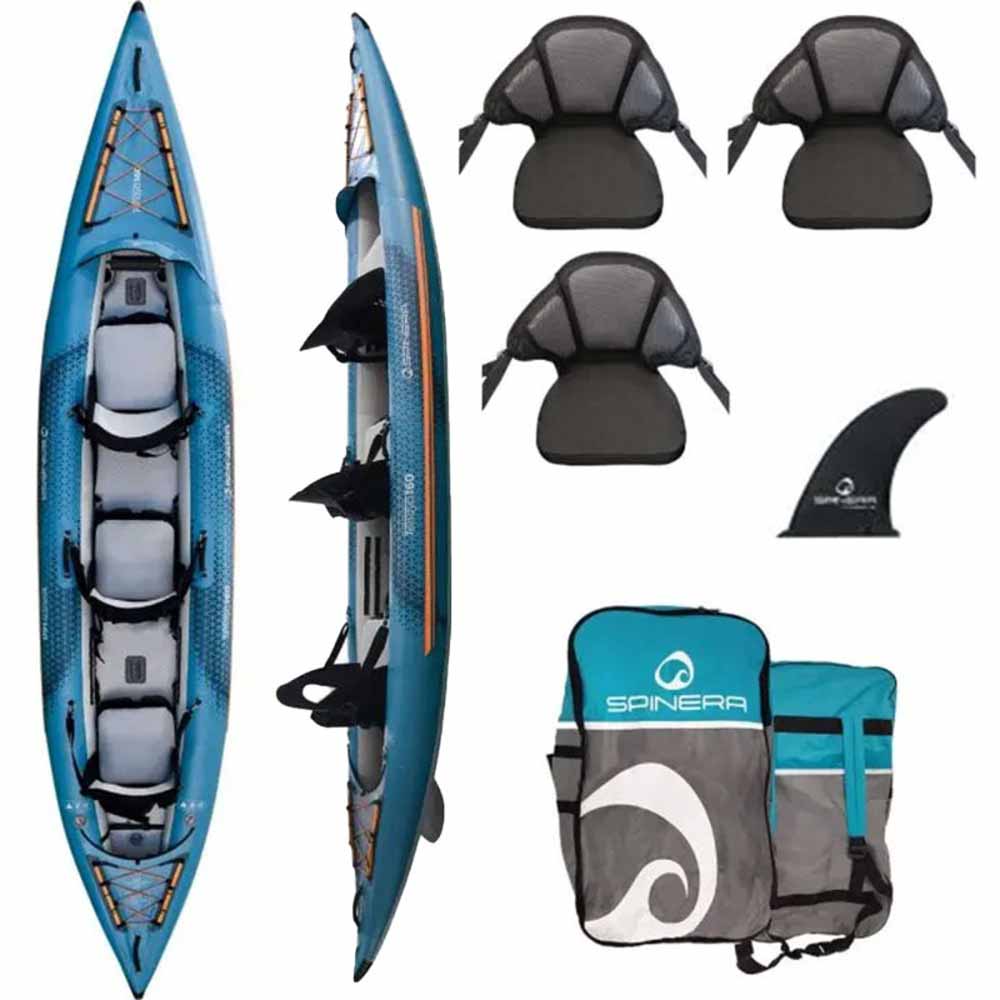 Spinera Tenaya 160 Three Person Inflatable Touring Kayak – Alder Creek