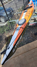Load image into Gallery viewer, Stellar Nomad multi sport performance touring kayak orange white bow
