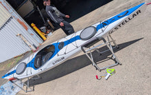 Load image into Gallery viewer, Stellar S14 Excel Day Touring Kayak Skeg White Blue
