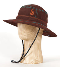 Load image into Gallery viewer, Tahoe Blue WindSun Hat burgundy
